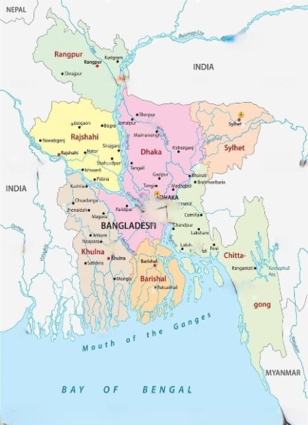 Aeromagnetic Anomaly Map of Bangladesh
